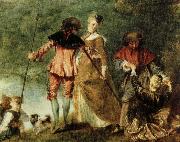 avfarden till kythera, Jean antoine Watteau